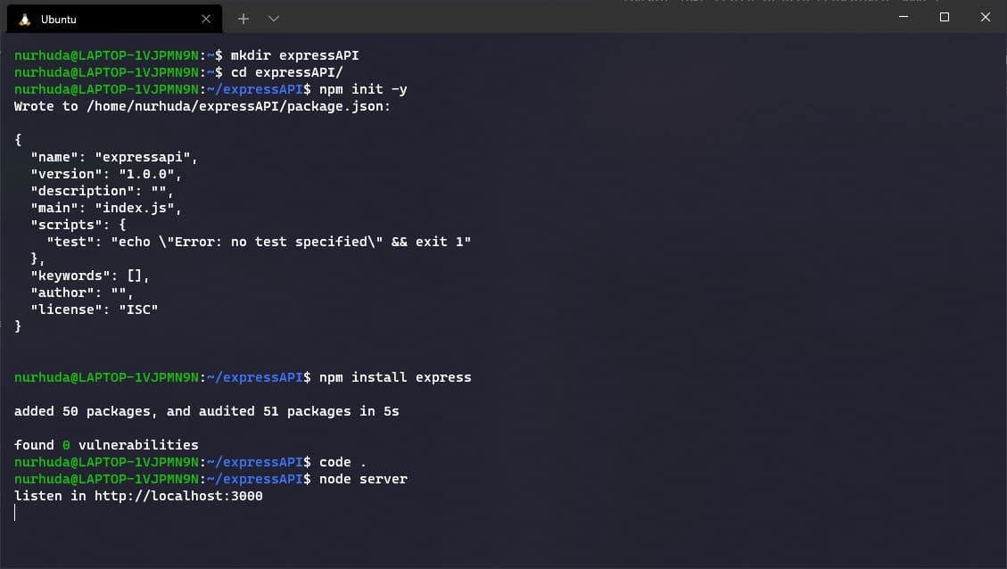 test-run-express test-run-express